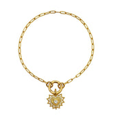 Pulsera Mujer Plata 925 Corazon Ardiente Charm Circonias Anamora por Tanya Moss